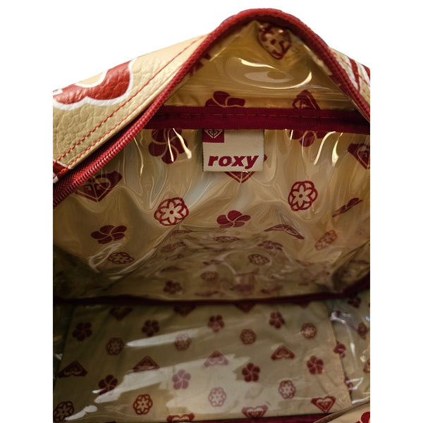 Roxy Vintage Duffle Bag, Carry On Travel Bag. Sturdy Vinyl Waterproof