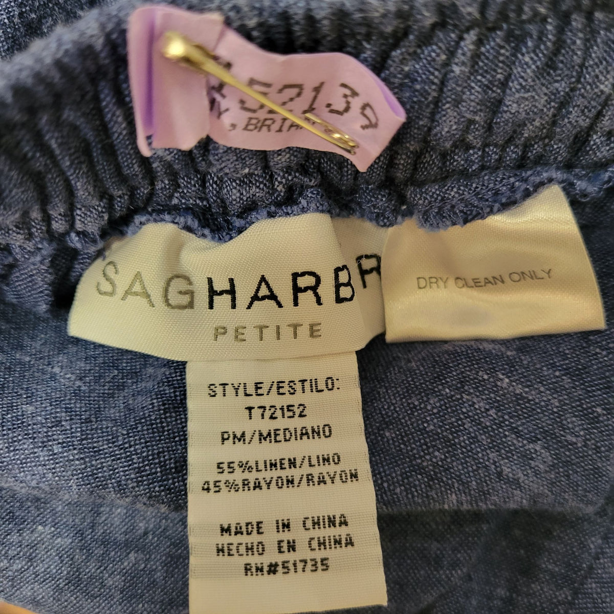 Sag Harbor Stretch Pants - NEW - Size 14