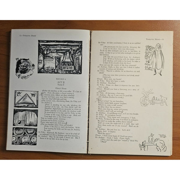 Mercury Shakespeare Twelfth Night 1939 Edited for reading & arranged for staging