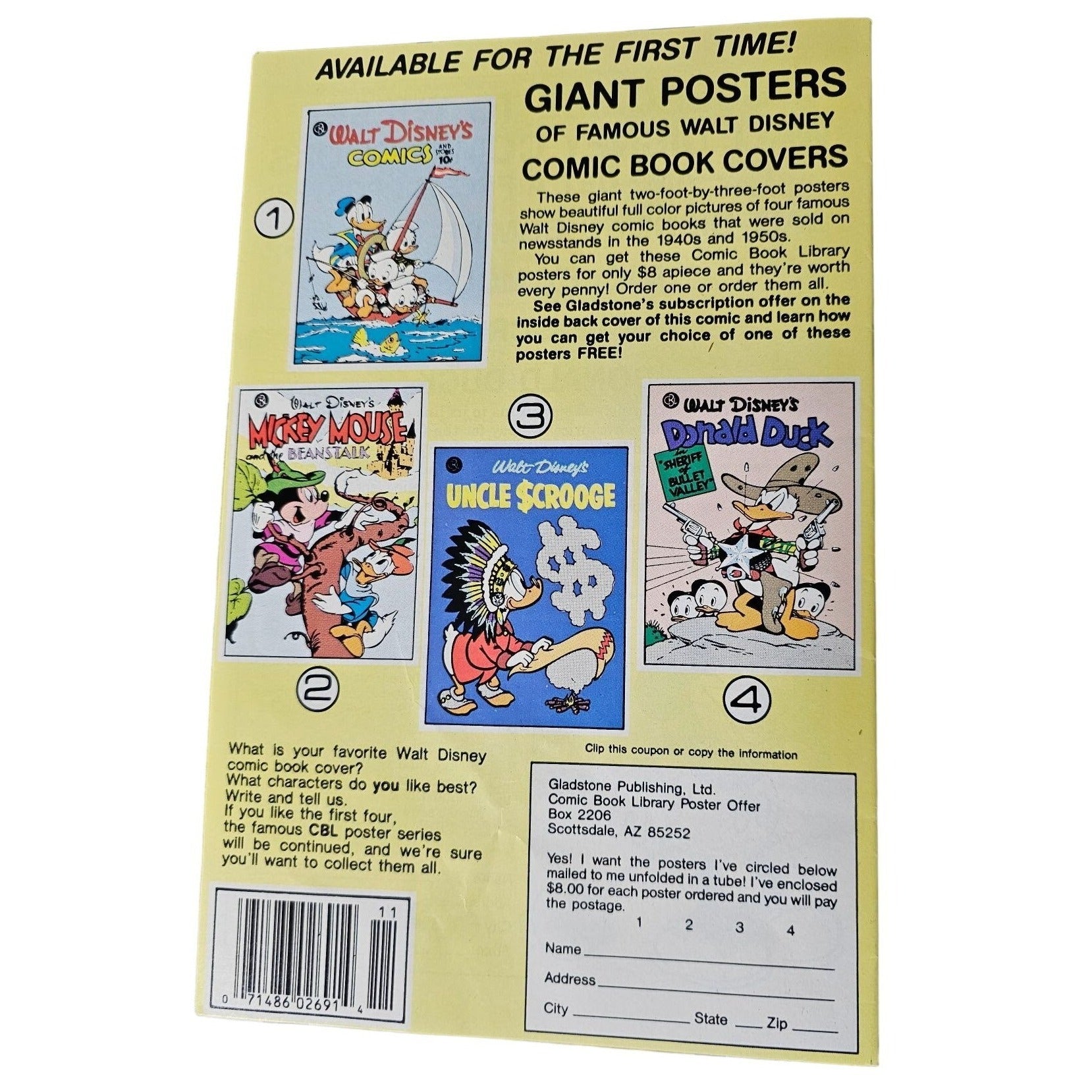 Mickey Mouse and the Seven Ghost, Chapter 2 Comic Book