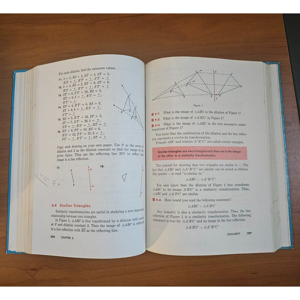 Discovering Geometry 1972 Hardcover Used High School Textbook