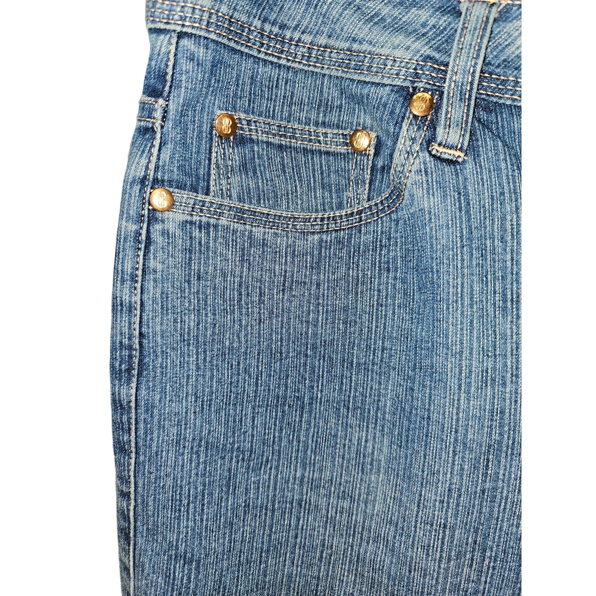 Bill Blass Boyfriend Style, Stretch, Cropped or Capris Jeans, Size 10 Petite