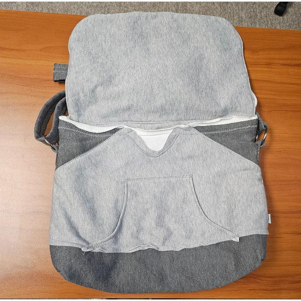 Our Team Soft Sweatshirt Fabric Crossbody Work Bag, Gym Bag Jersey Crossbody Bag