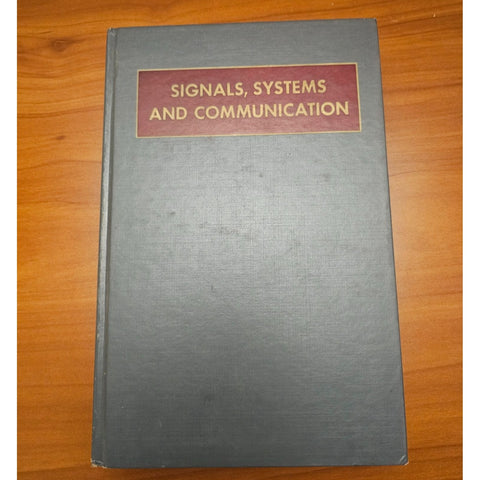 Signals Systems And Communication Hardcover Book By John Wiley & Sons 1965 Edition