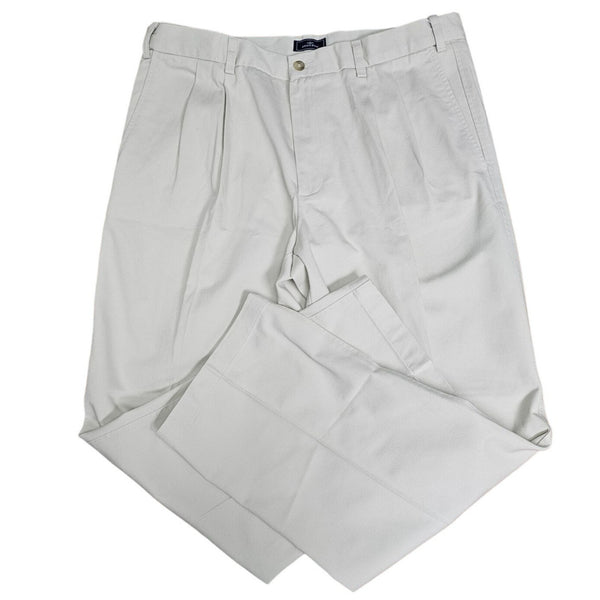 36 x 29 Dockers Pleated Everyday Cotton Cream Khaki Chino Dress Pants