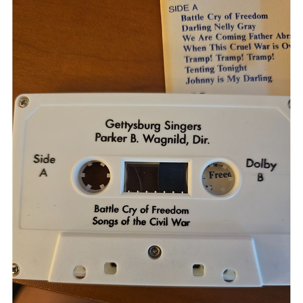 Battle Cry Of Freedom Cassette  Songs Of The Civil War  Gettysburg Singers