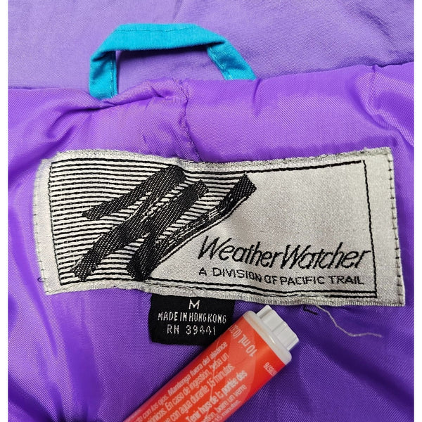 Vintage Weather Watcher Nylon Ski Winter Puffer Women's Jacket