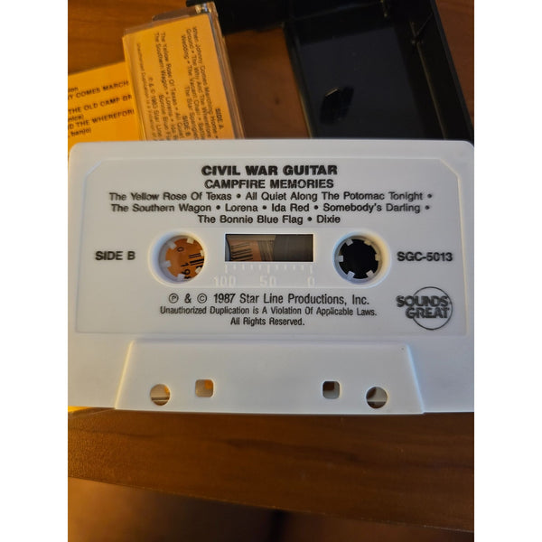 Civil War Guitar Campfire Memories Audio Cassette By Kirk Browne