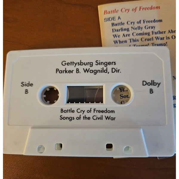 Battle Cry Of Freedom Cassette  Songs Of The Civil War  Gettysburg Singers