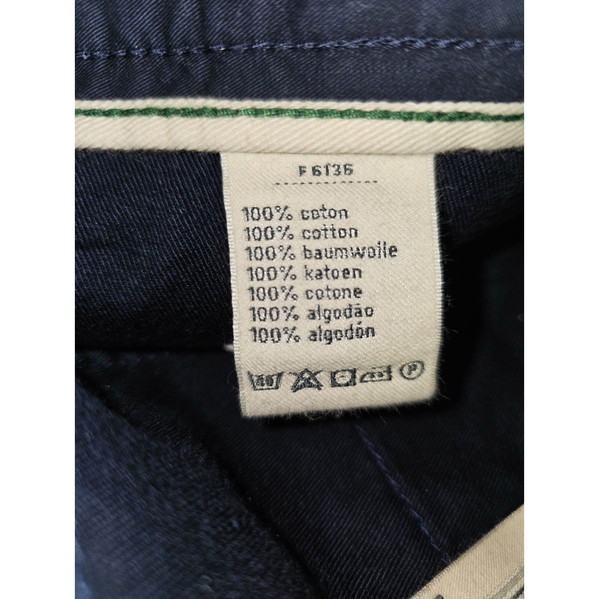 Lacoste Dark Navy Blue Chino Casual Regular Fit Men's Shorts, Size 40