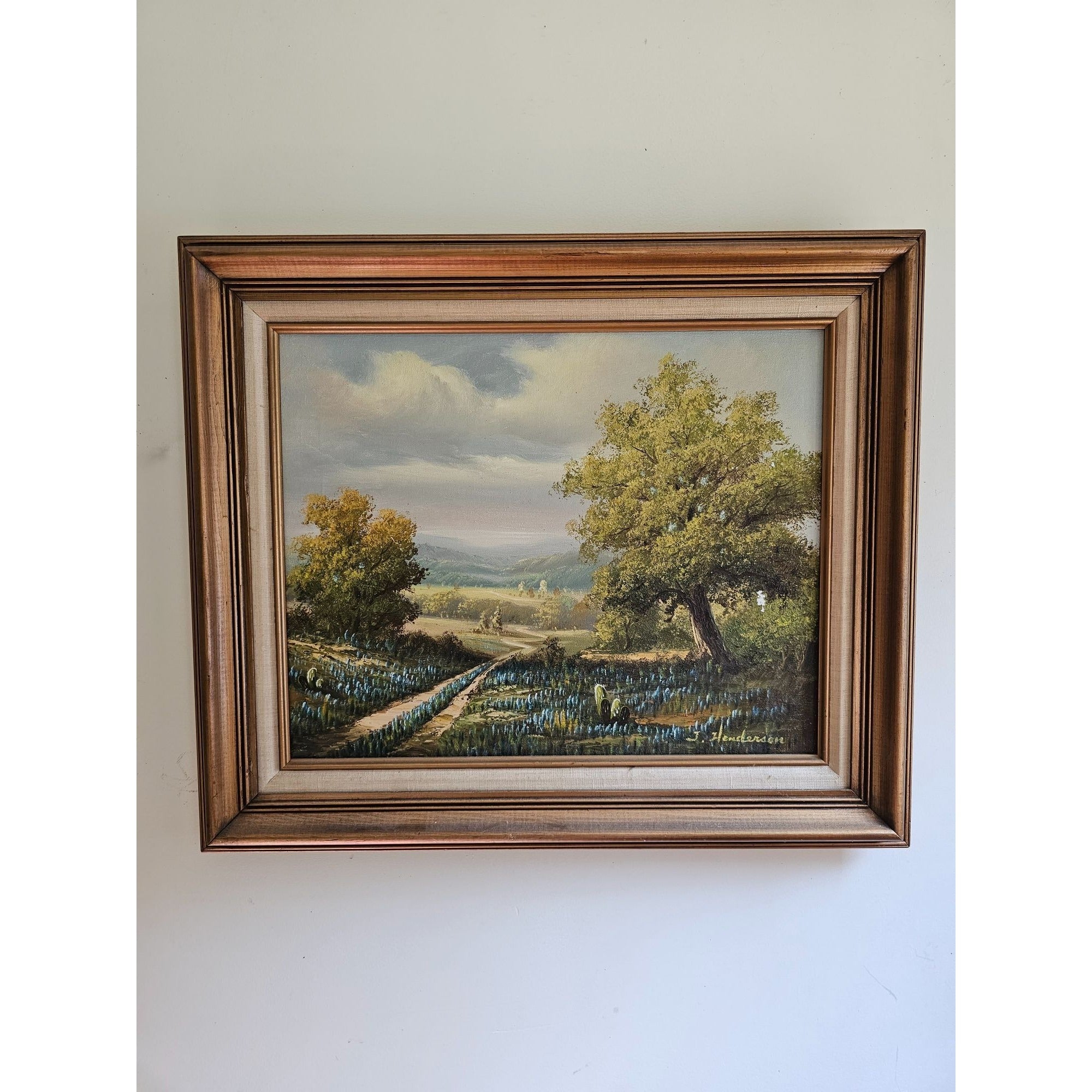 Joseph Henderson Landscape Oil Painting Canvas 20 x 16