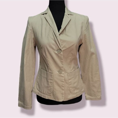 Gap Lightweight Tan Basic Everyday Blazer | Size XSmall