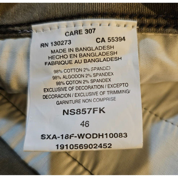 Wrangler Relaxed Fit Mens Camo Cargo Shorts With Tech Pocket Size 46