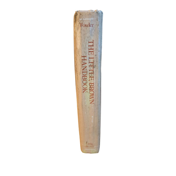 The Little Brown Handbook By Fowler Hardcover 1980 Little Brown & Co.