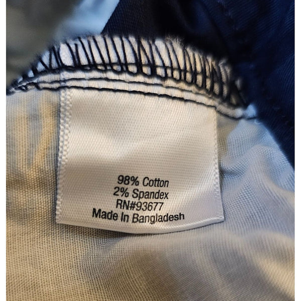 Womens St. Johns Bay Blue Mid-Rise 7" Shorts Size 4