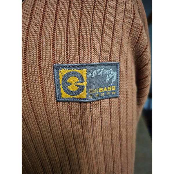 G.H. Bass Earth Vintage Men's Pullover Sweater, Size Large