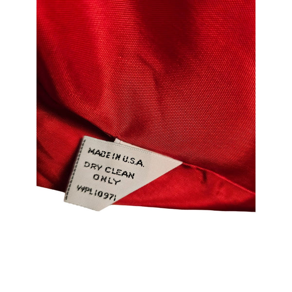 Braefair Vintage Mid-Length Wool Drop Shoulder Relaxed Red Overcoat Size Medium
