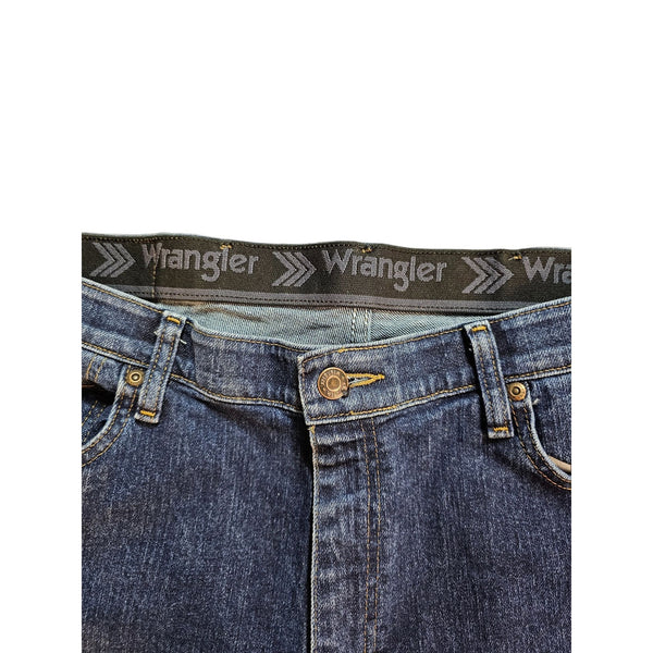 Wrangler Regular Fix Dark Wash Men's Jeans, Size 36x30
