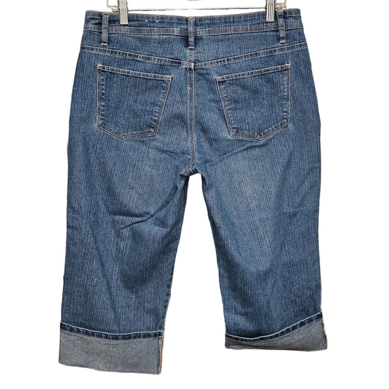 Bill Blass Boyfriend Style, Stretch, Cropped or Capris Jeans, Size 10 Petite