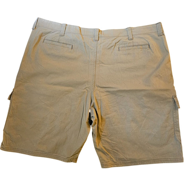 Wrangler Mens Relaxed Fit Cargo Shorts 48x10 Khaki Durable & Comfortable