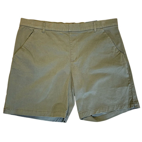 Jag Maddie Womens 13" Rise with 8" Inseam Shorts 22W Green Cotton Blend