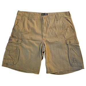 Lee Mens Cargo Shorts Khaki Size 46 100% Cotton Casual Outdoor Wear With Pockets