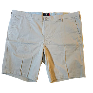Dockers Mens Khaki Beige Water-Resistant Chino Shorts W44 Cotton Blend Casual