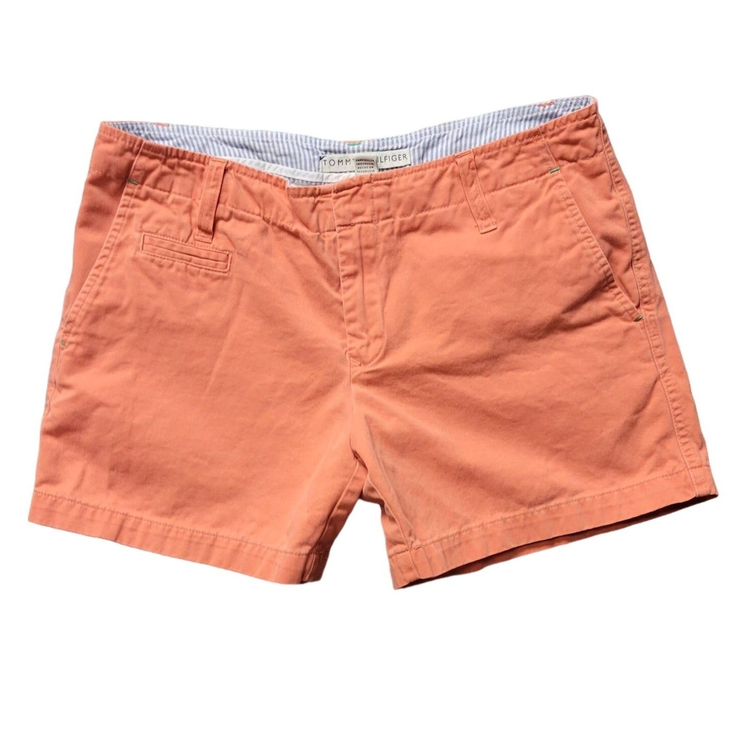 Tommy Hilfiger Women's Coral Color, Cotton, Casual Shorts, Size 4