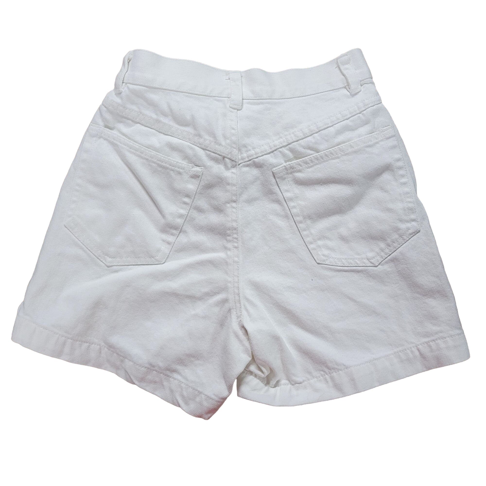 Liz Claiborne Basic and Classic High Waisted White Shorts, Size 0