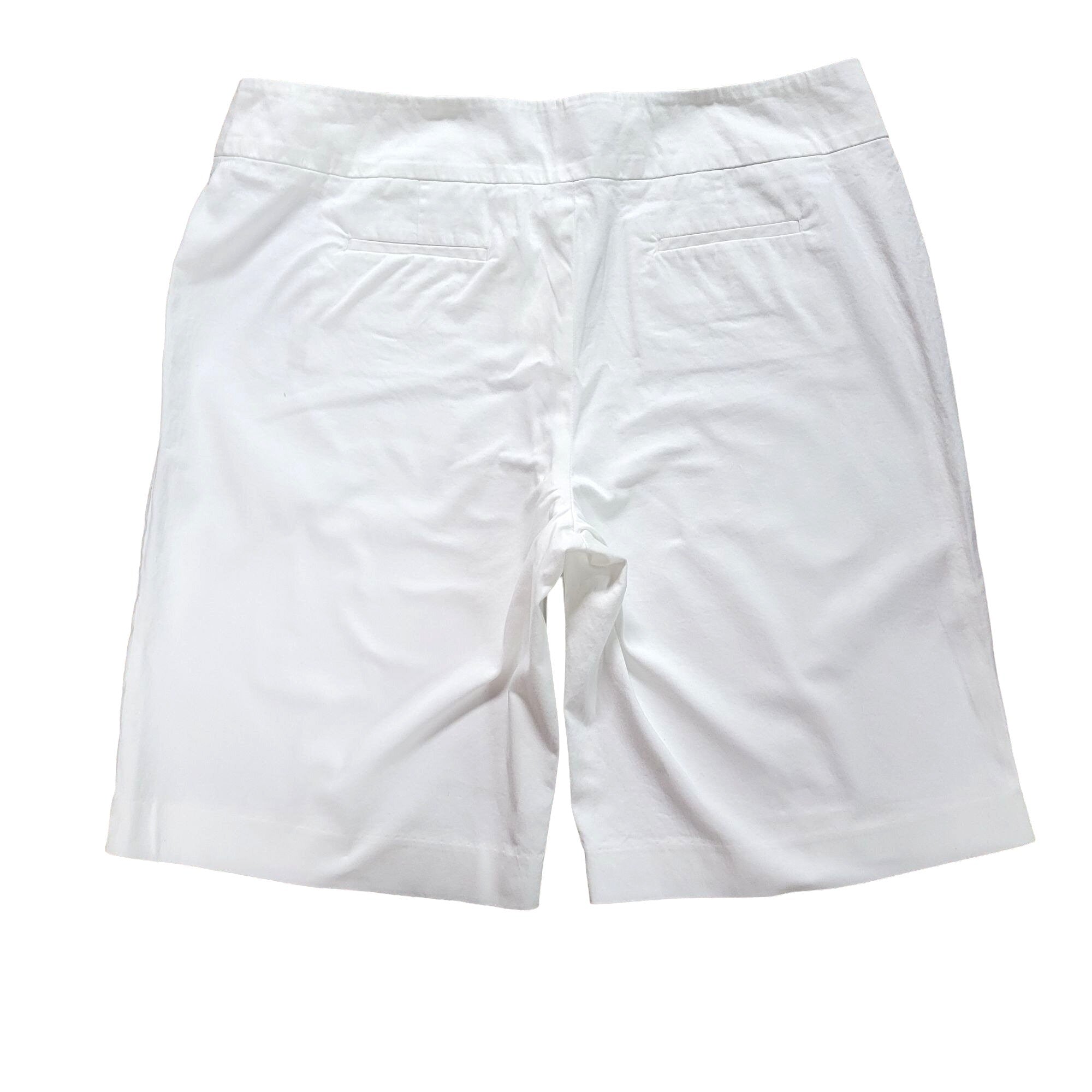 Focus 2000 Classic Chino Women's White Shorts size 16