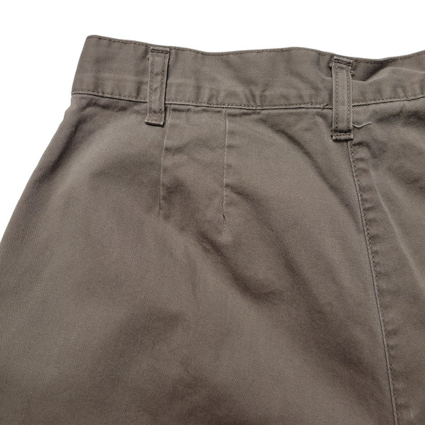 Bill Blass High Waisted Cotton Chino Women's Brown Shorts, Size 8