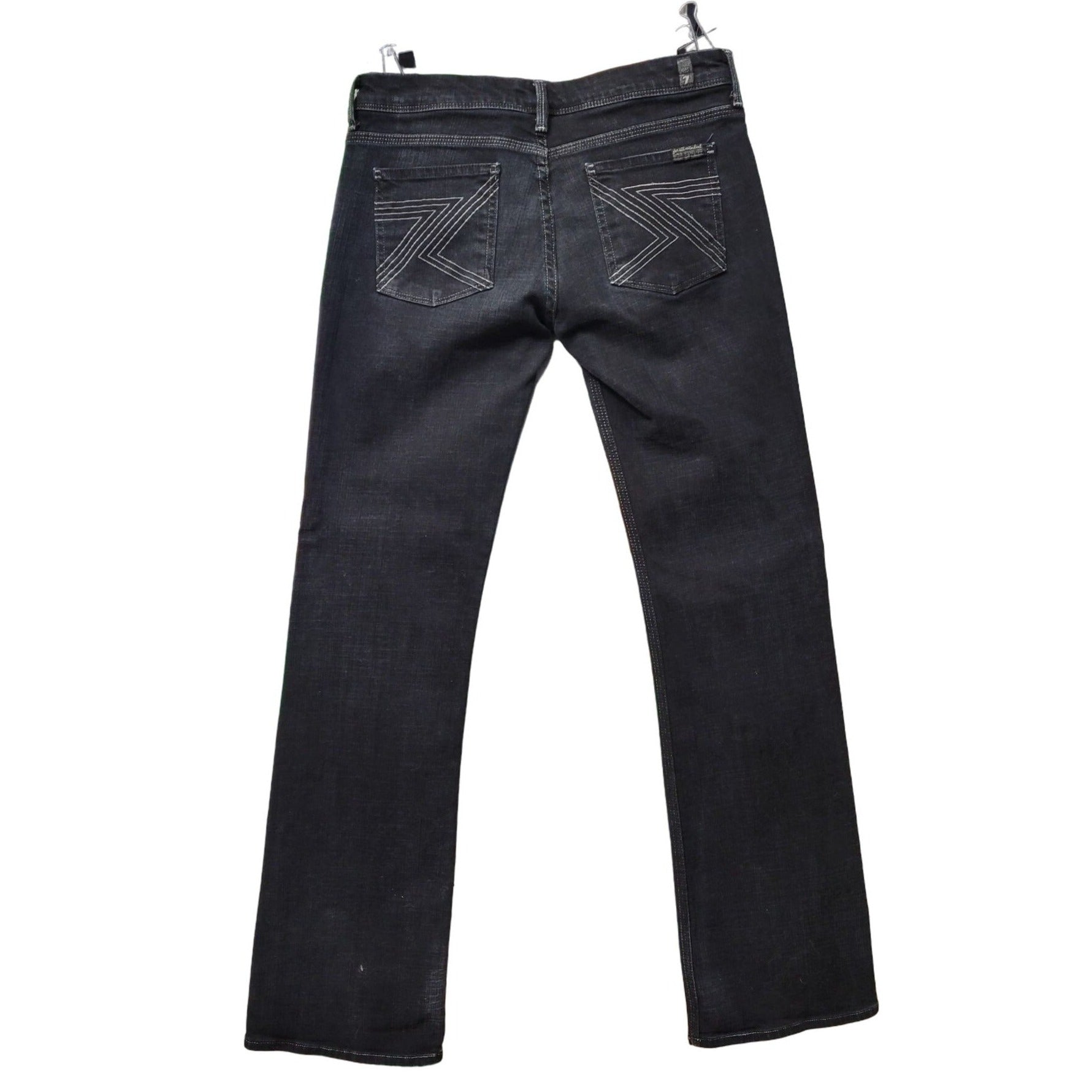 7 For All Mankind, Black Washed, Bootcut, Women's Jeans, Size 29
