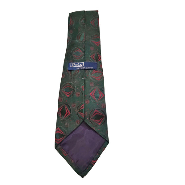 Polo Olive and Maroon Men's Tie, 56 in. Long
