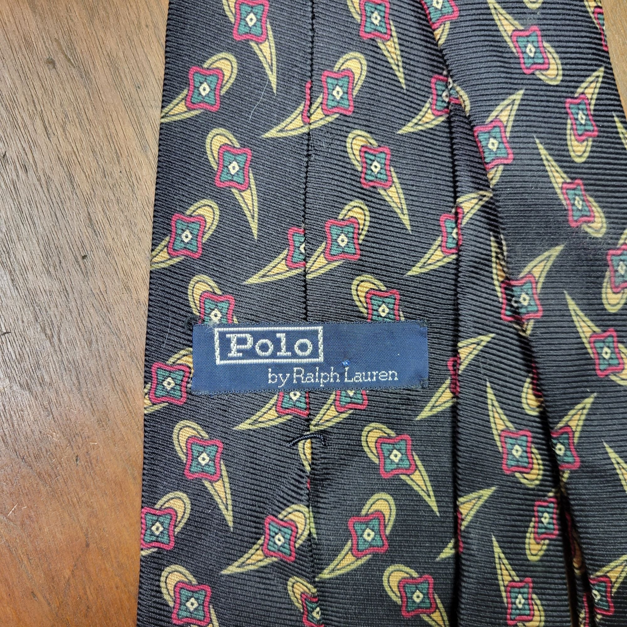 Polo by Ralph Lauren Black Men's Tie, 60, in Long