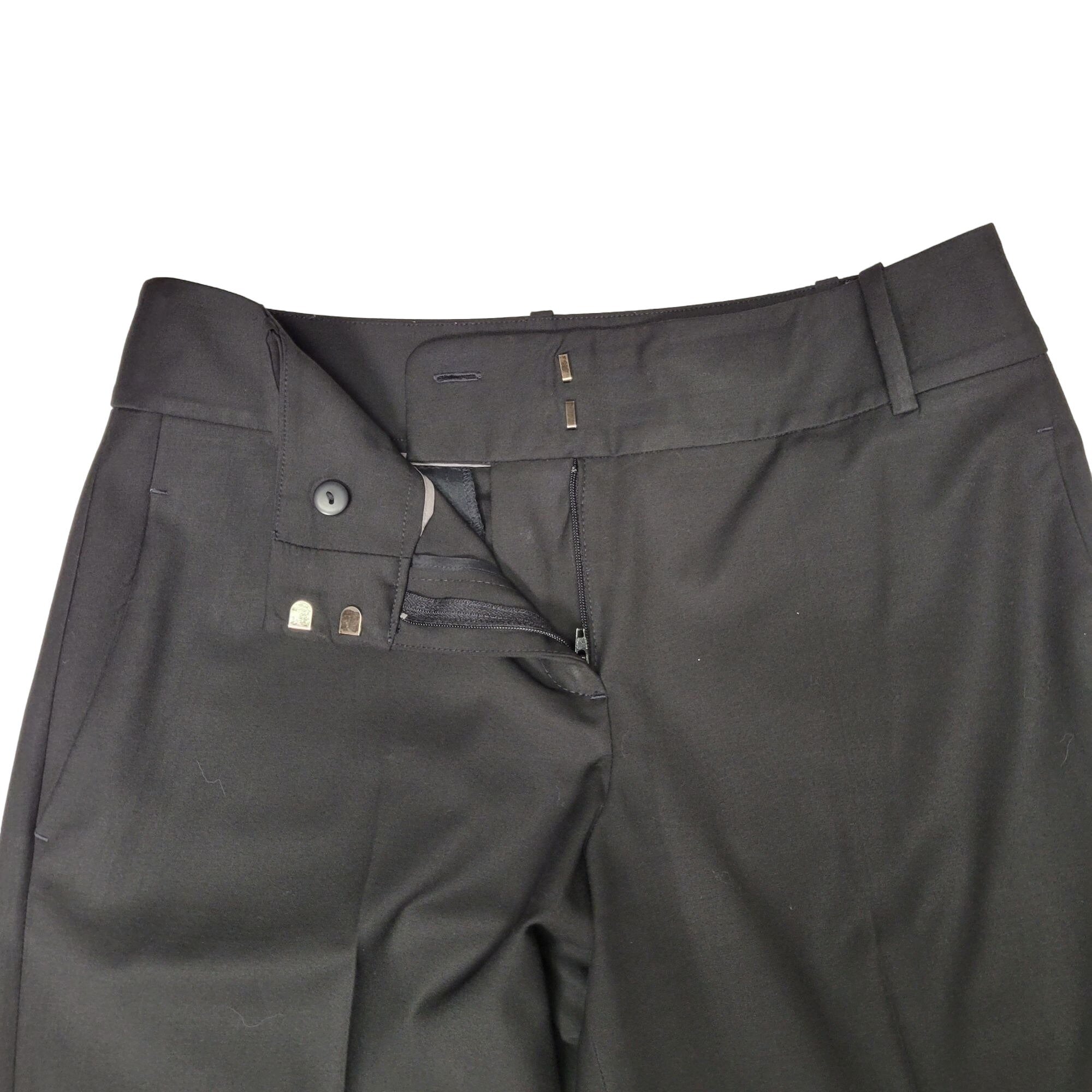 LOFT Women's Black, Mid Waist, Bootcut, Relaxed Dress Pants, Size 4