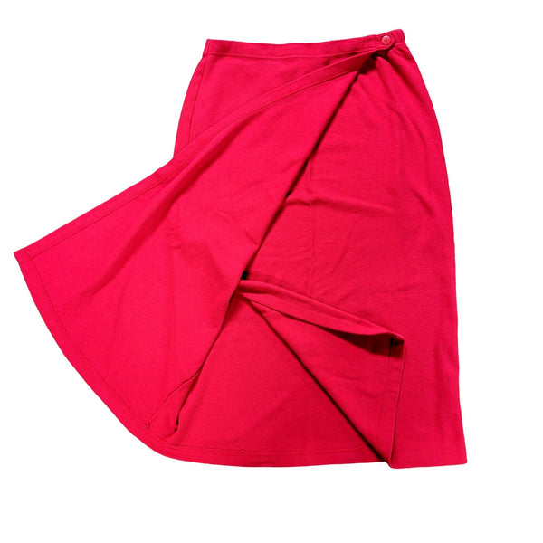 Bobbie Brooks Faux Wrap Skirt, Size XLarge, Medium Weight Cotton blend