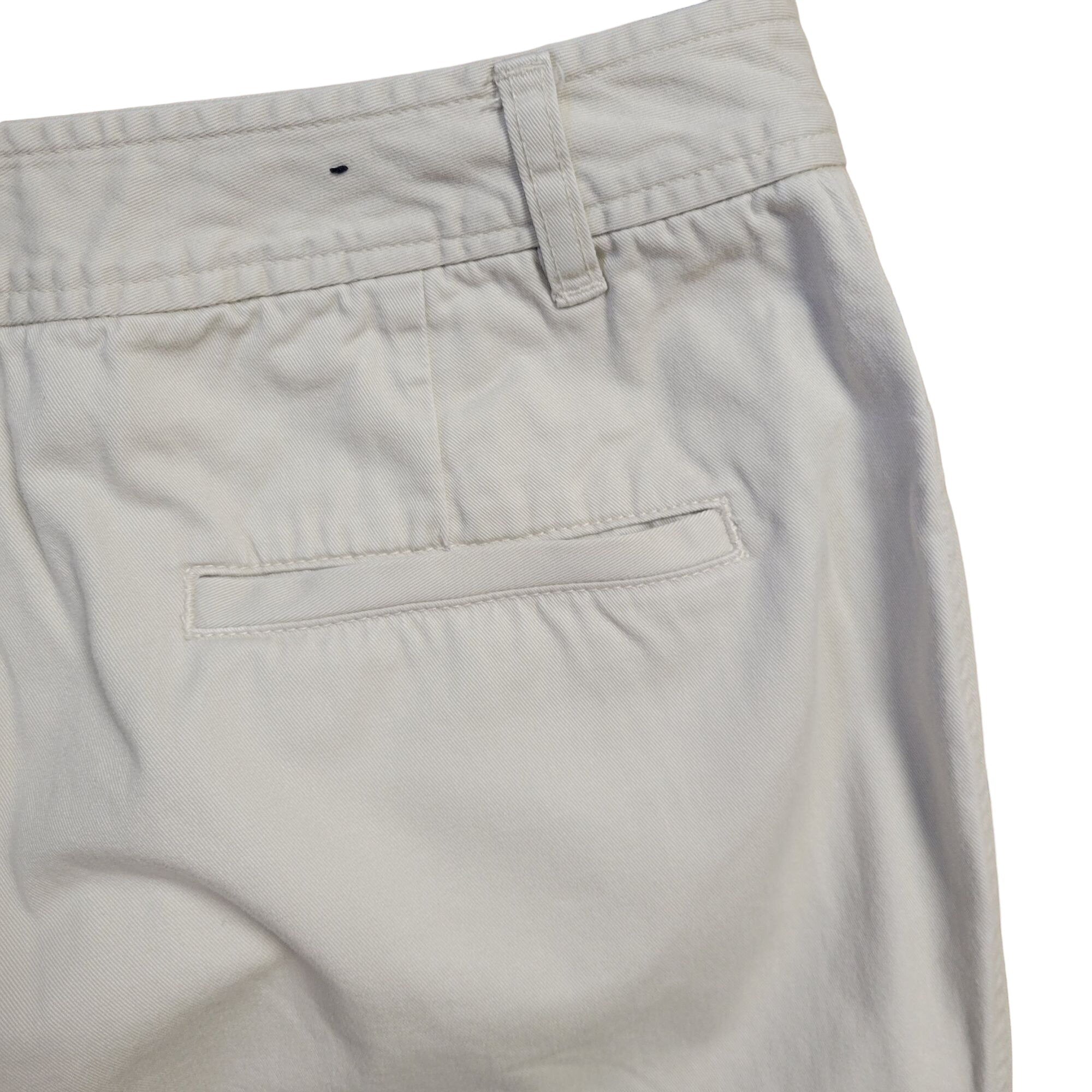 Cherokee Cream Colored Loose Fit Cargo Women Capri Pants, Size 12