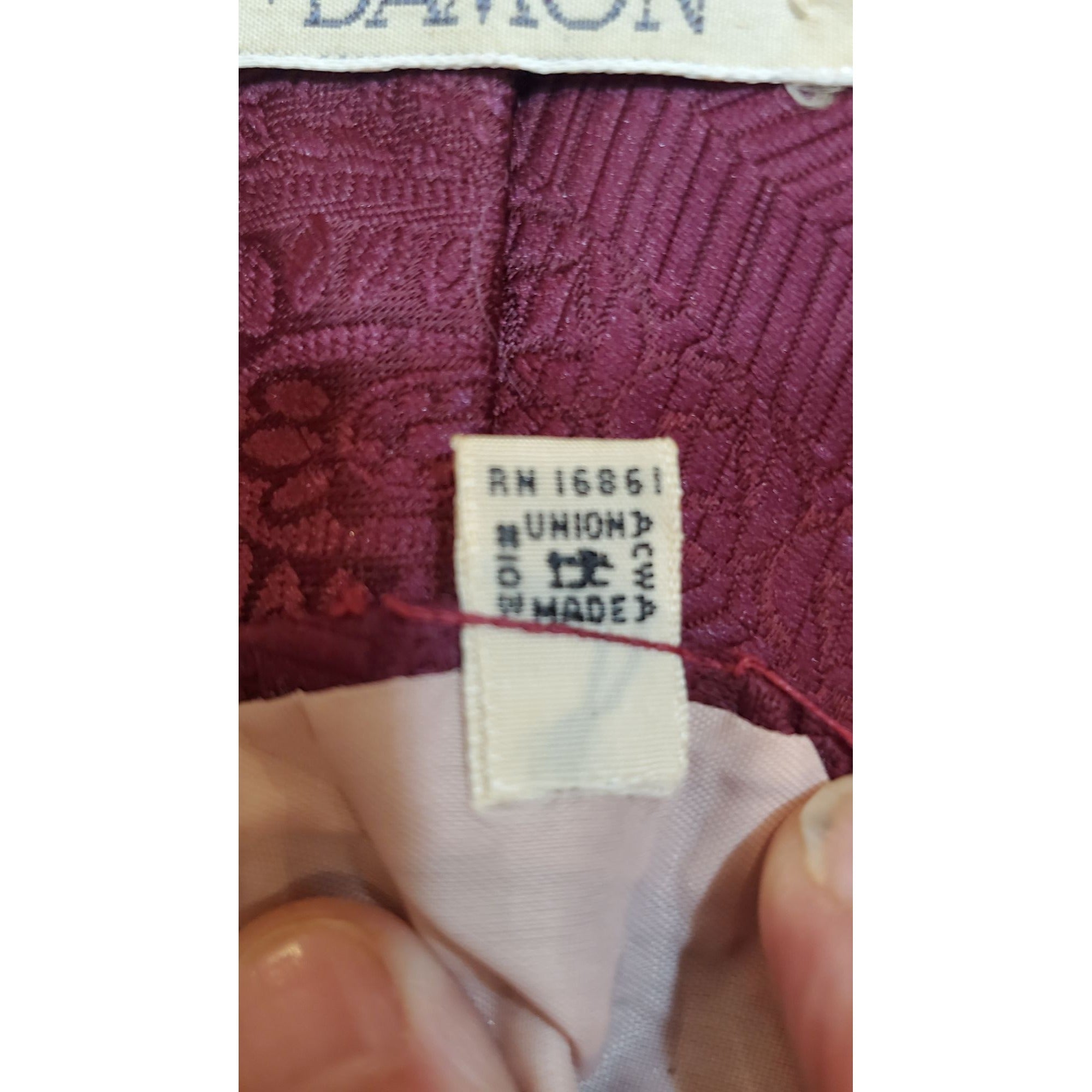 Bill's Clothes by Damon Maroon Men's Tie, 57 in. Long