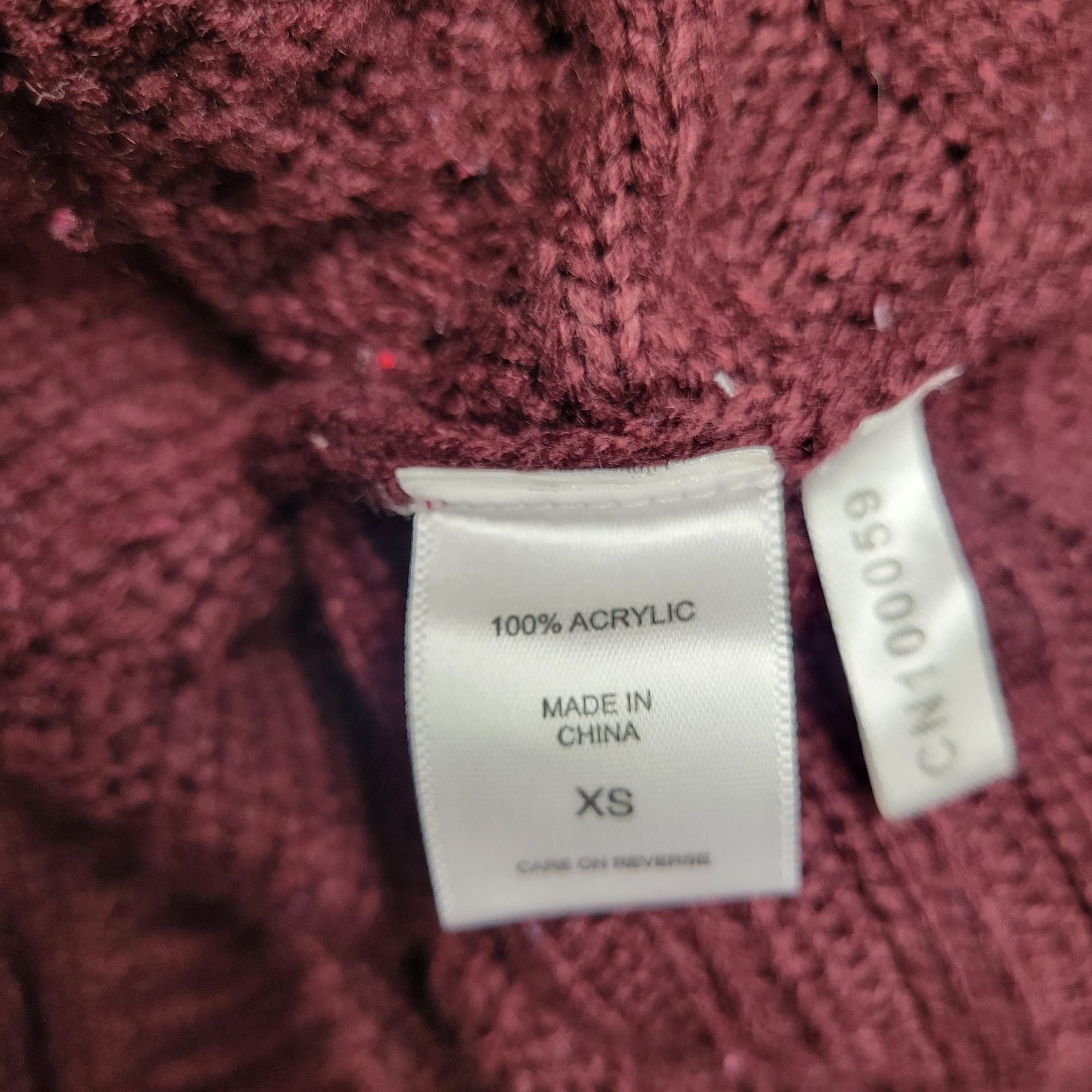 New York & Company Dark Plum Purple Women's Sweater, Size XS