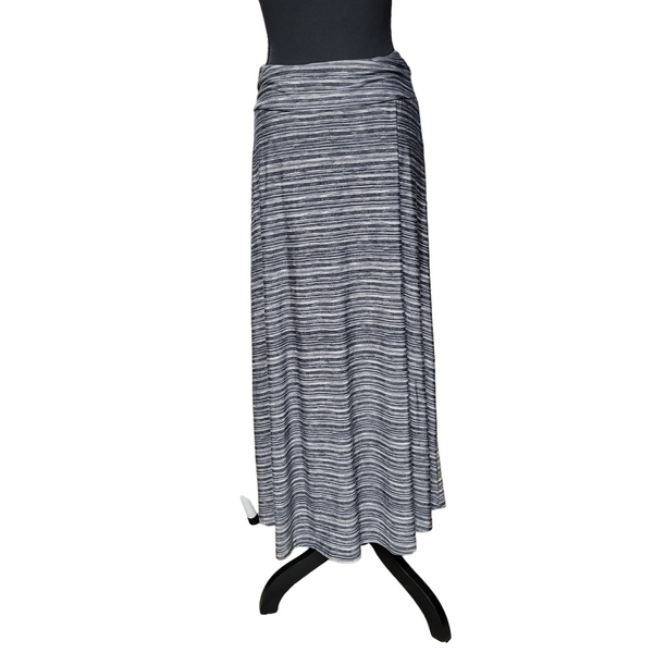 Robert Louis Brand. Black and Gray Full Length Soft and Stretchy Skirt, Size PS